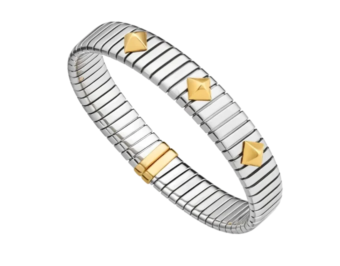 Bvlgari Tubogas Gold & Steel Bracelet Bvlgari Tubogas Gold & Steel Bracelet