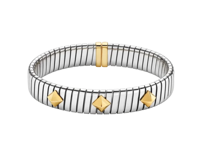 Bvlgari Tubogas Gold & Steel Bracelet Bvlgari Tubogas Gold & Steel Bracelet