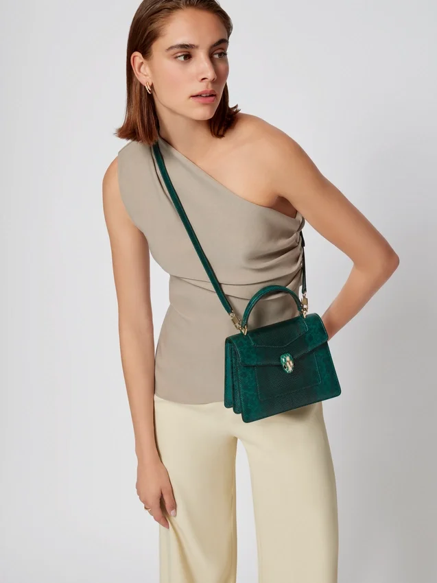 Serpenti Forever Medium Top Handle Bag Serpenti Forever Medium Top Handle Bag